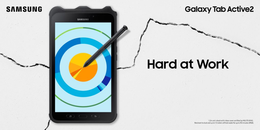Samsung Galaxy Tab Active 2: Il dispositivo rugged pensato per il business