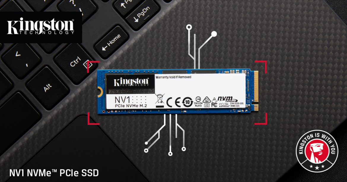 Kingston lancia l’SSD PCIe NVMe NV1, adatto per Mini PC e PC ultrasottili SSD PCIe NVMe NV1