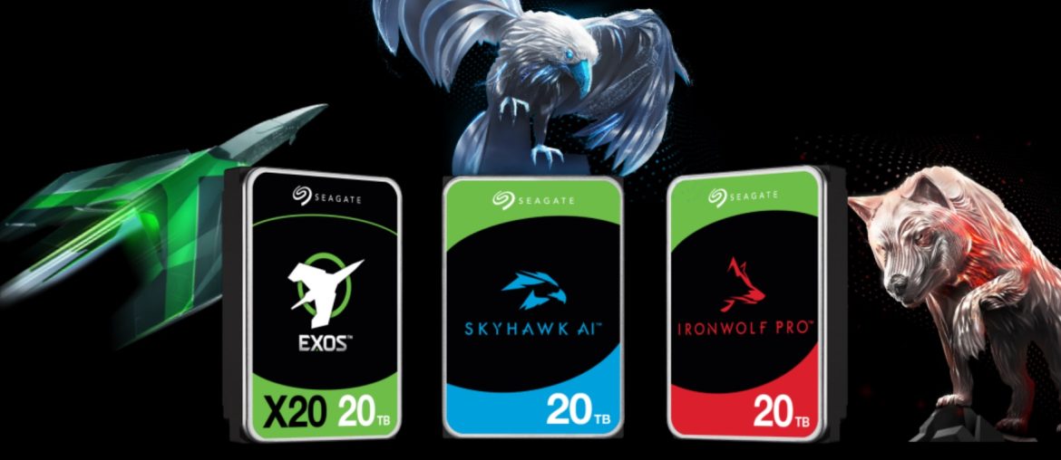 Seagate da 20 TB: scopri le nuove capacità di IronWolf, SkyHawk ed Exos seagate
