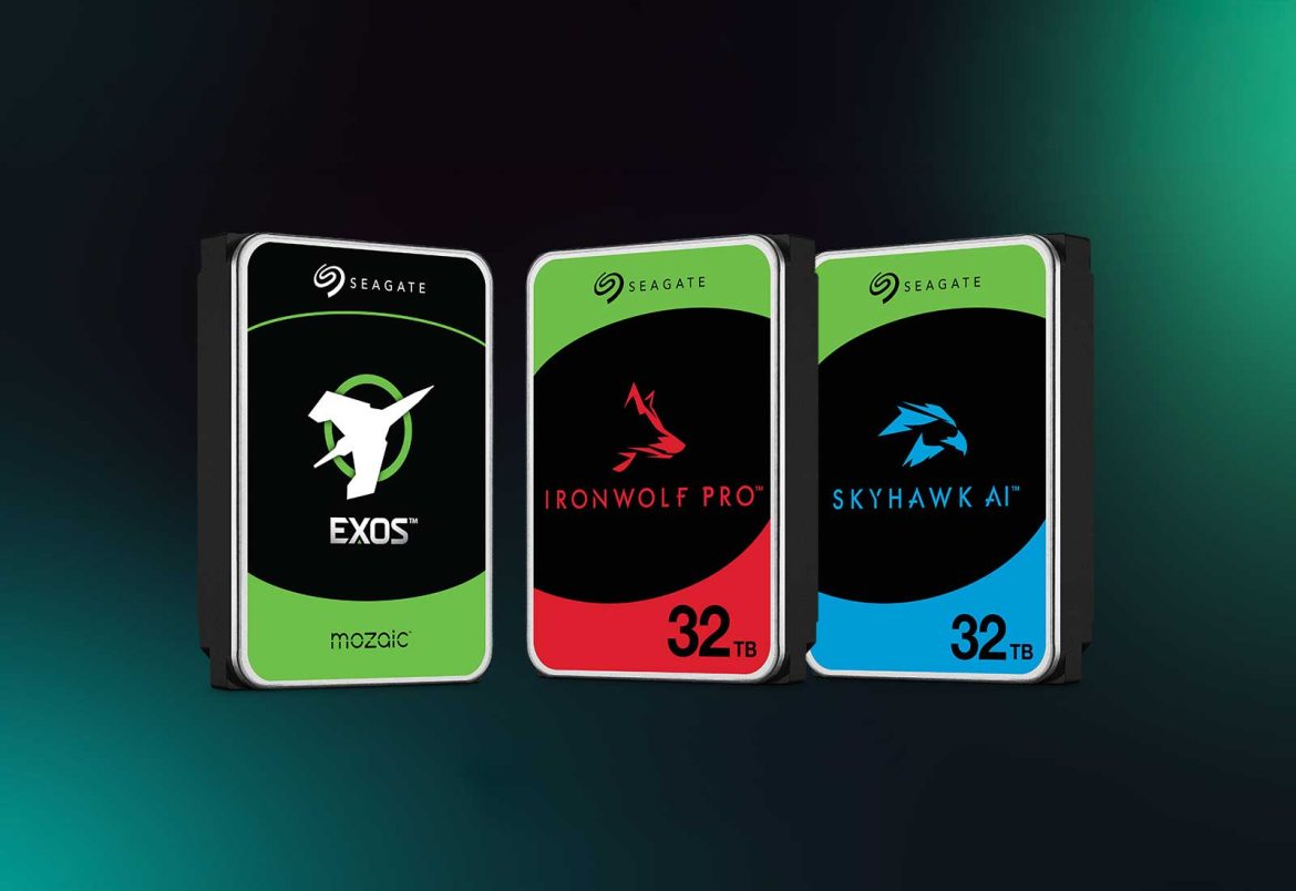 Storage senza limiti: Disponibili i nuovi dischi Seagate da 32TB per Data Center, NAS e Videosorveglianza